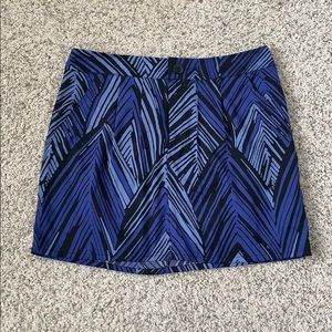 Black and blue Gap miniskirt